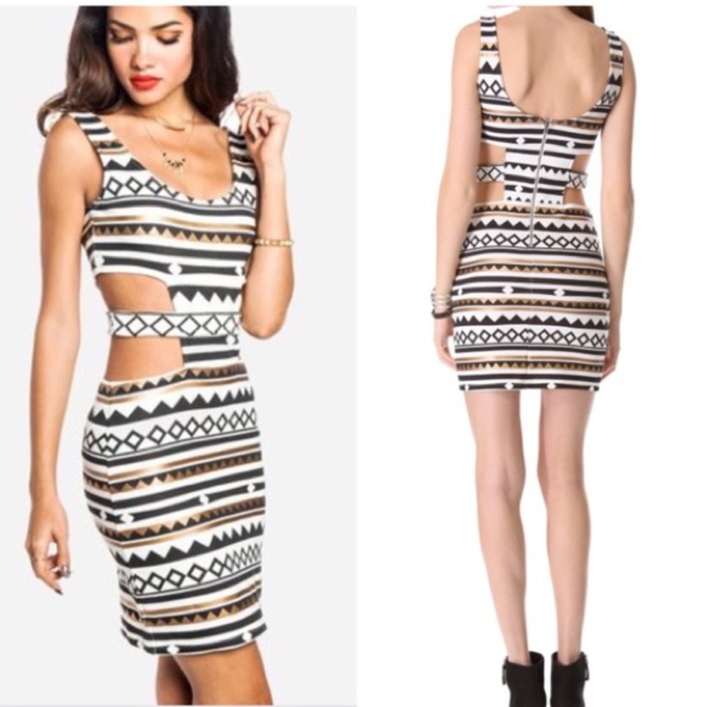 MinkPink Body-con Cutout Dress